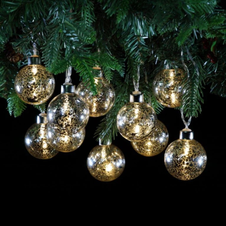 1022003 10 ball lights silver