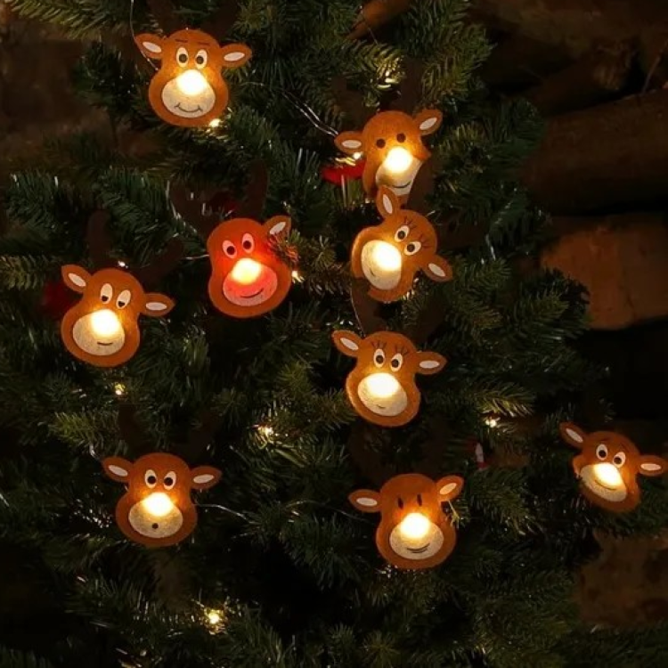 1023052 10 REINDEER STRING LIGHTS