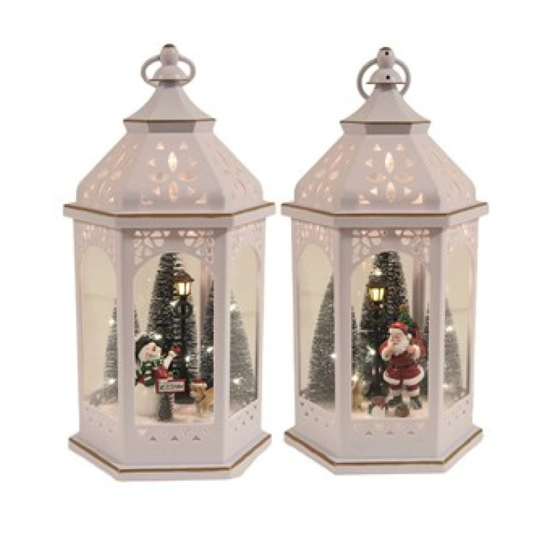 33110 XMAS HEX LANTERN