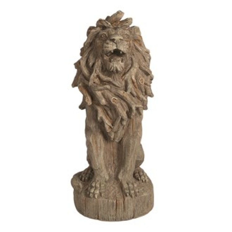 33370 WOOD EFFECT LION