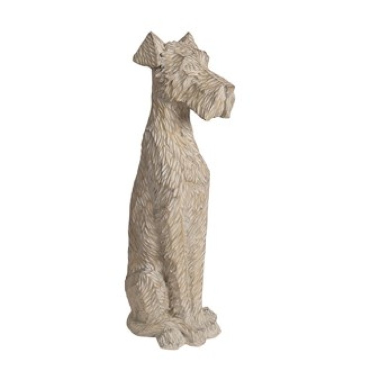 33374 WOOD EFFECT TERRIER LRG