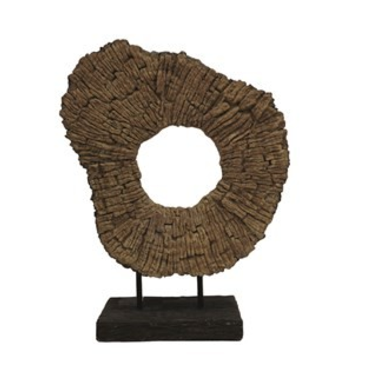 33453 WOOD LAMP 45CM