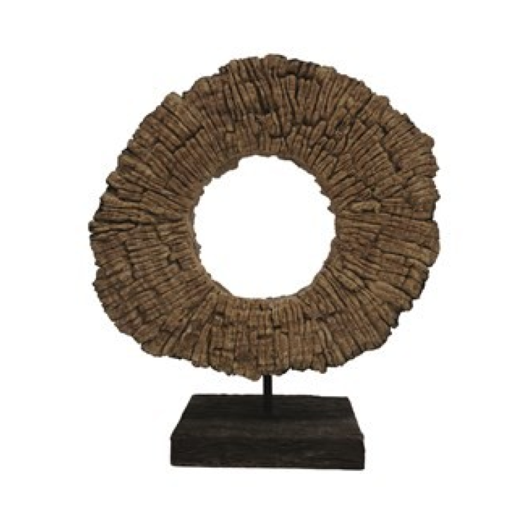 33454 WOOD LAMP 38CM