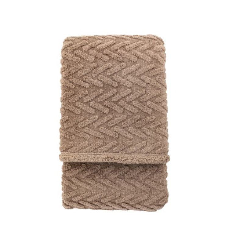 563358 HERRINGBONE THROW 140X180CM