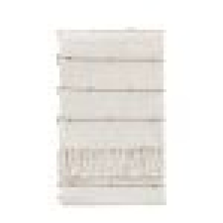 563402 Ophelia scalloped throw cream and black
