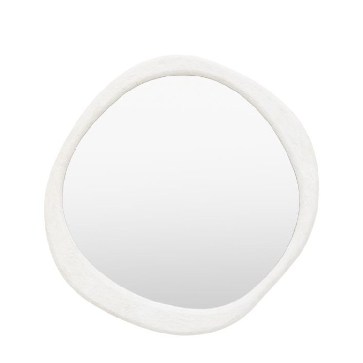 567851 COMO MIRROR PEBBLE 620X665MM