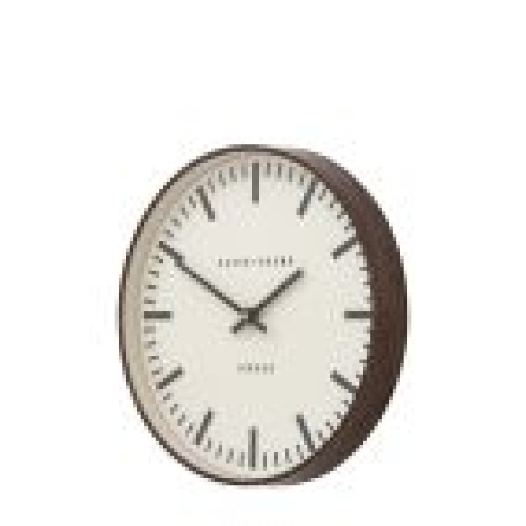 580867 CLAREMONT CLOCK WALNUT 30CM