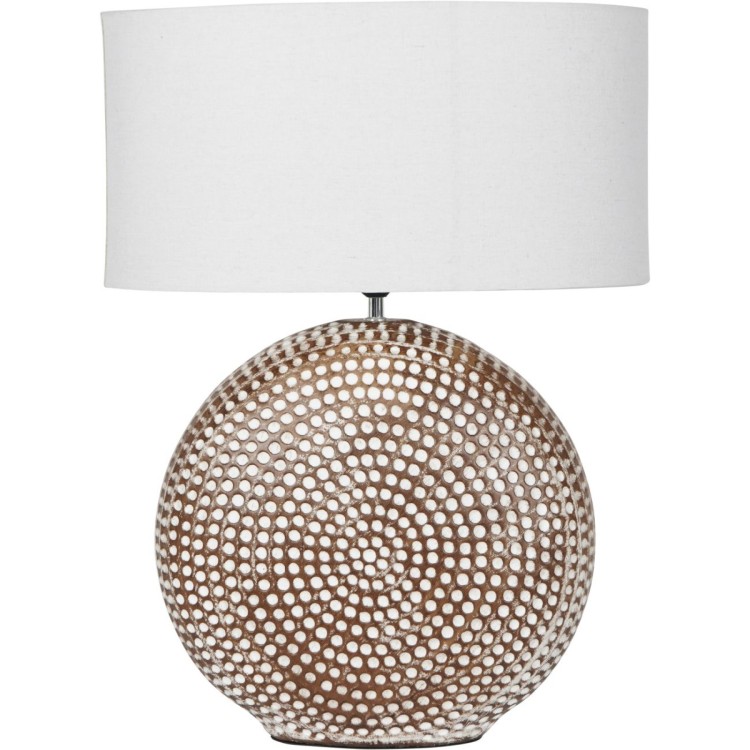704860 CHARIOT ROUND LAMP & sHADE