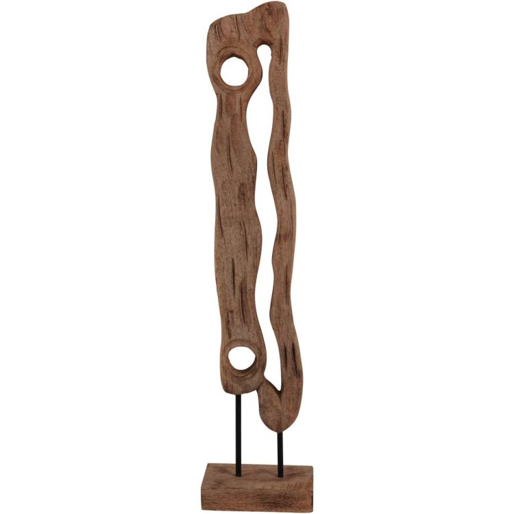 705060 CARVED WOOD SCULPTURE SML
