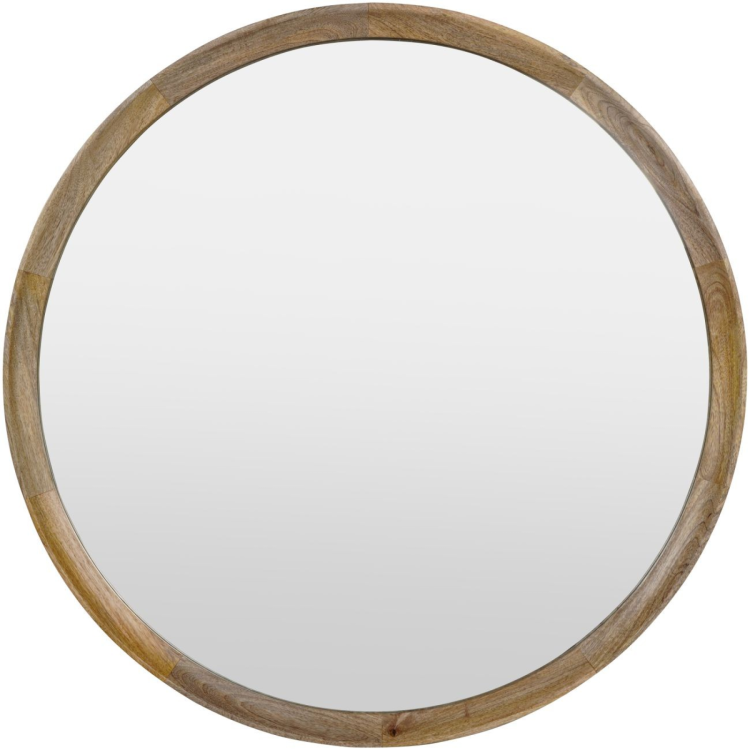 705234 LEON SOLID WOOD MIRROR 90CM