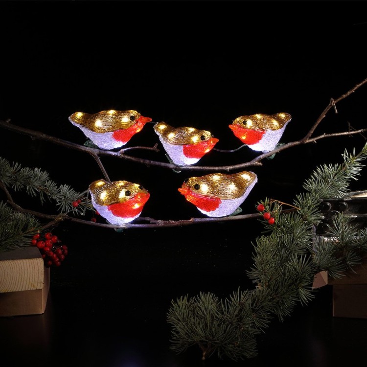920322 5 ROBIN STRING LIGHTS