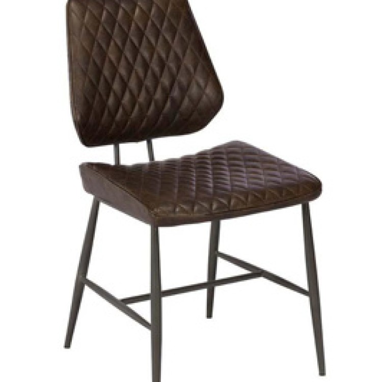 C139 DALTON DINING CHAIR BROWN
