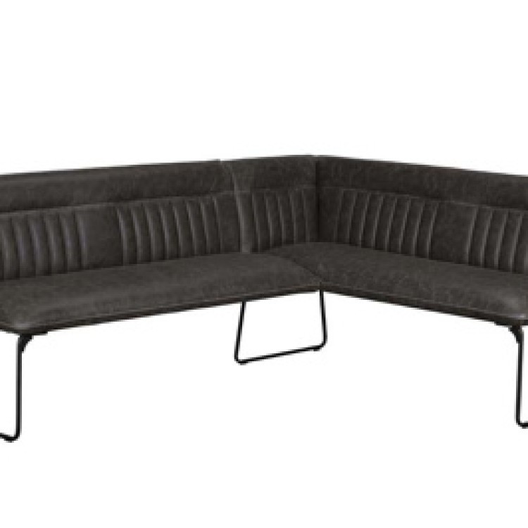 C216-L-GREY COOPER CORNER BENCH LEFT