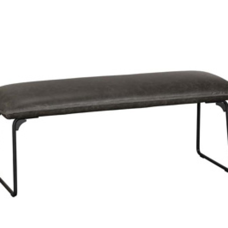 C217-GREY COOPER LOW BENCH GREY