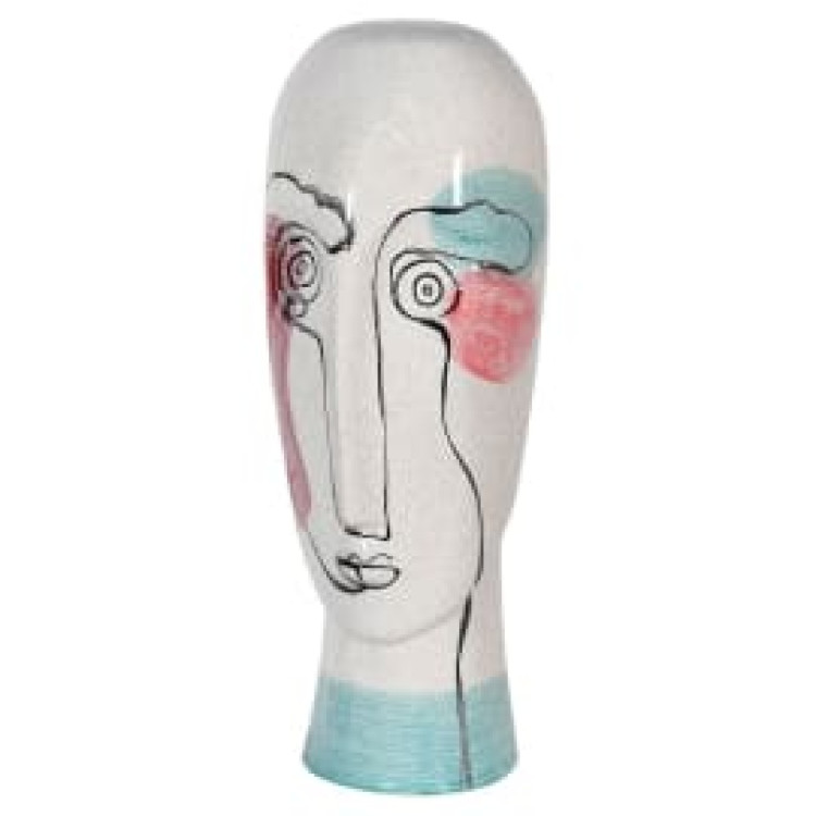 CMH130 LRG ABSTRACT FACE DECO