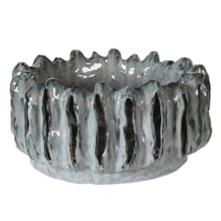 CVC115 GREEN GLAZED PLANTER
