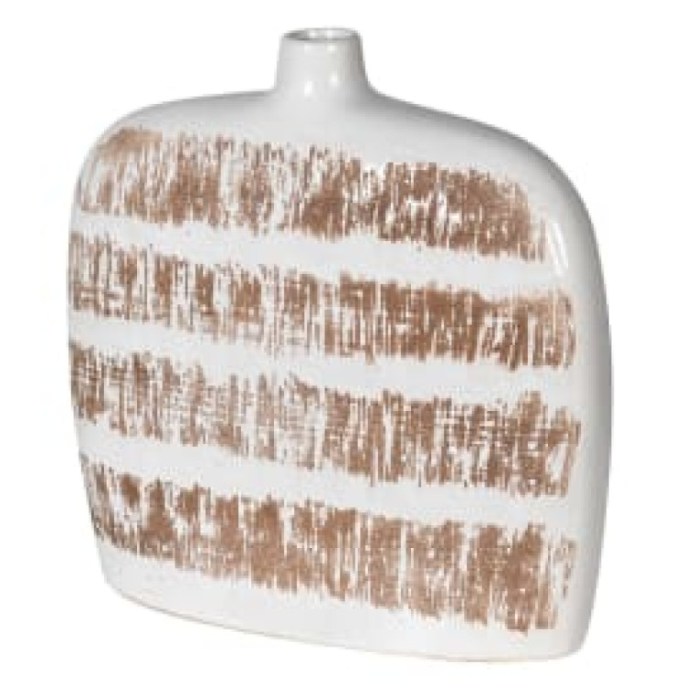DBE005 STRIPED CERAMIC VASE