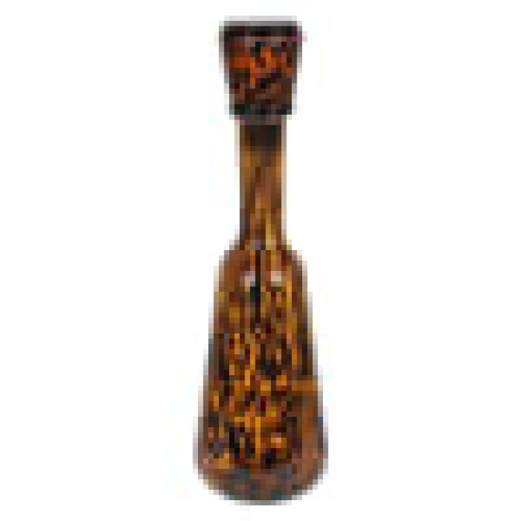 DHT019 TALL BROWN SPEC VASE