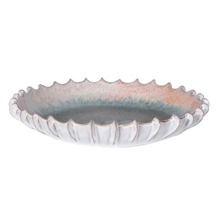 FDS024BLUE OMBRE RIDGED PLATE
