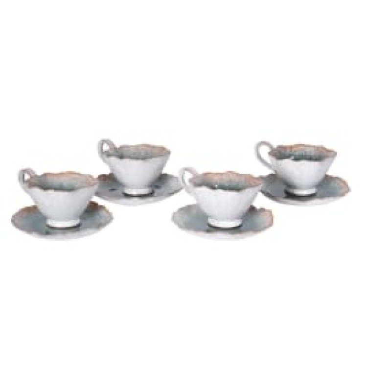 FDS029 BLUE OMBRE TEA SET S/4