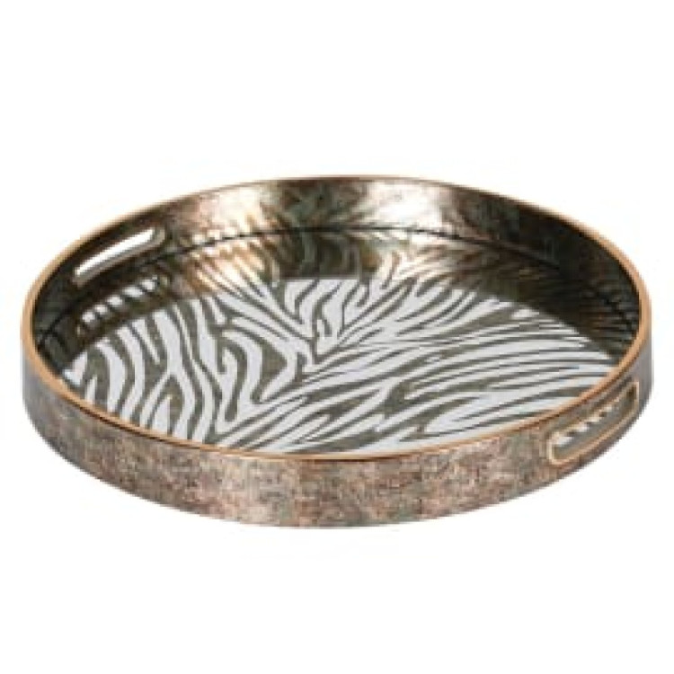 FXH033 ZEBRA PATTERN TRAY