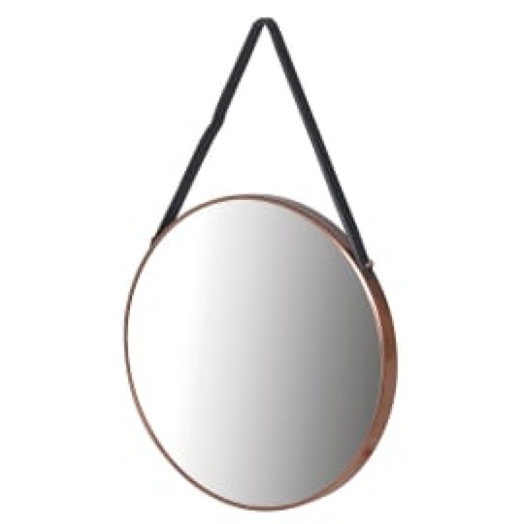 GDO002 LRG ROUND COPPER MIRROR
