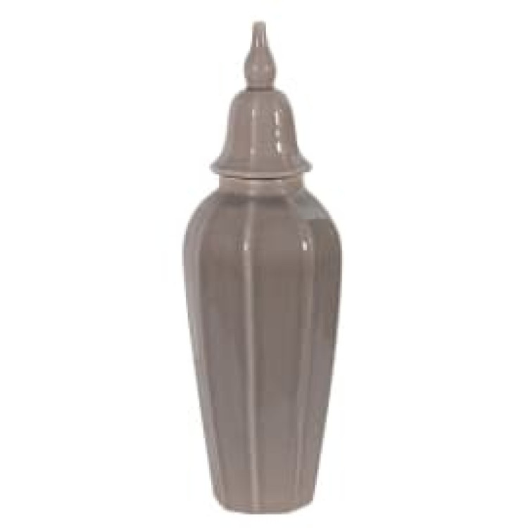 HSH072 GREY LIDDED URN