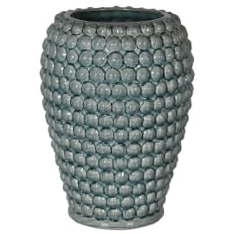 HSH104 BLUE BOBBLE VASE