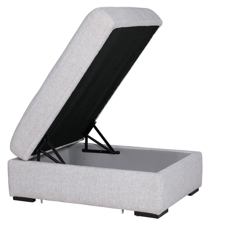 HUM-314-LTGY HUMPHREY OTTOMAN LIGHT GREY