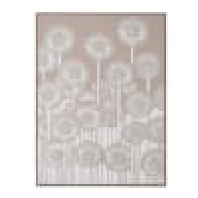 HZG168 LINEN DANDELION PICTURE