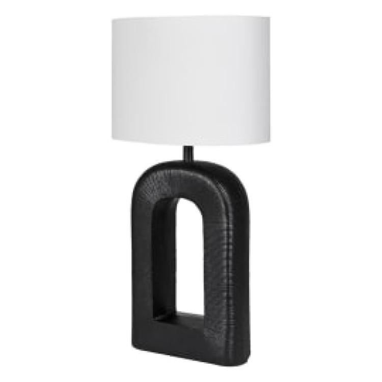 IET009 CLEO LAMP WITH LINEN SHADE
