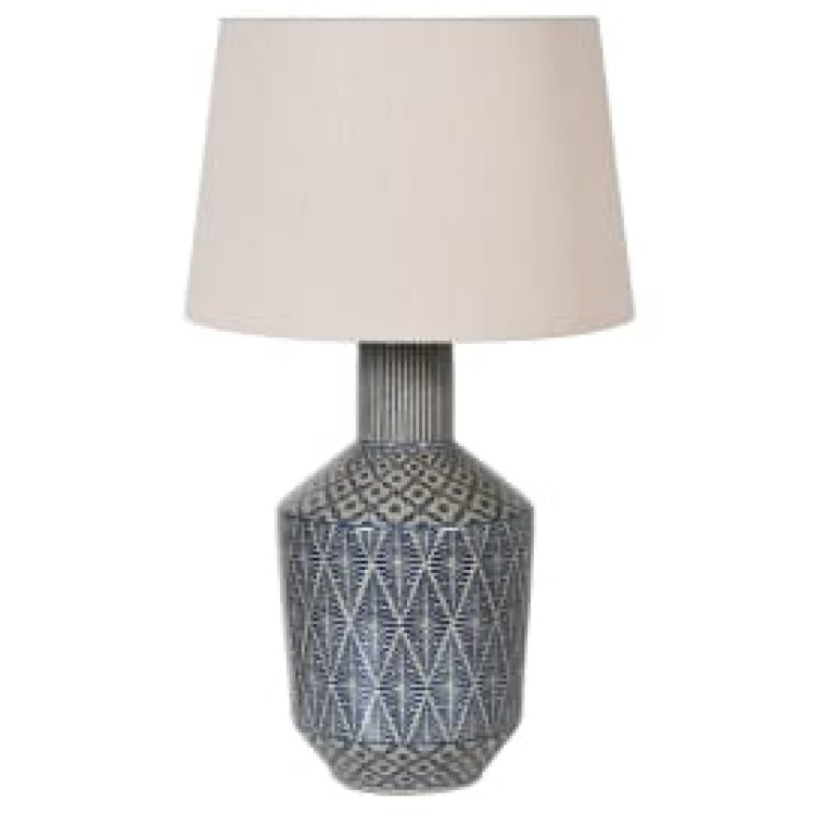JNC326 D. PATTERENED LAMP W.SHADE