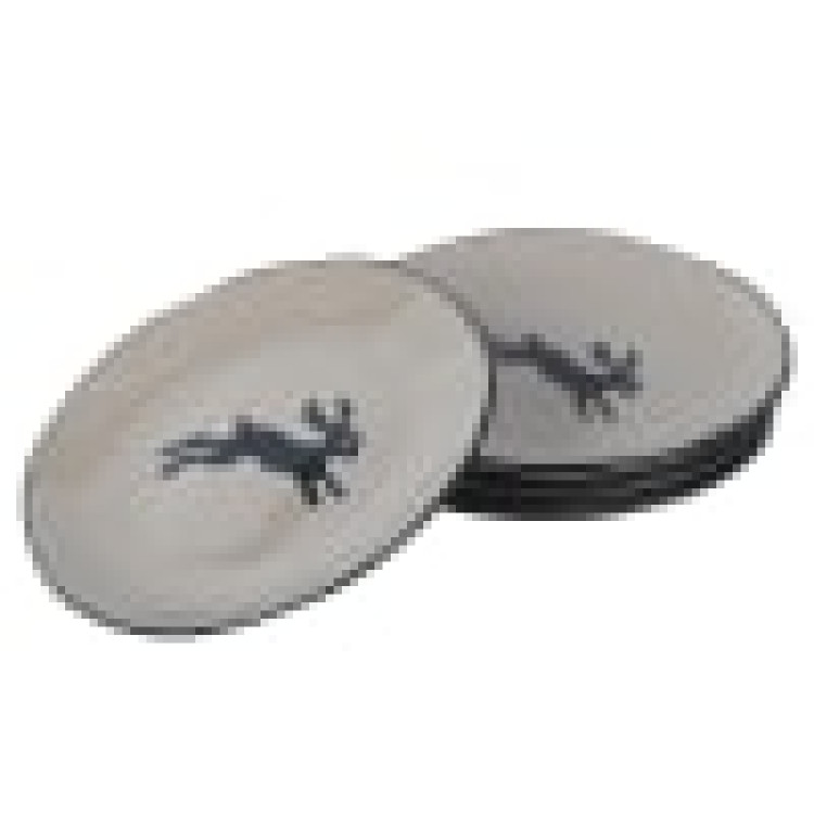 JYY394 S/4 HARE SIDE PLATES
