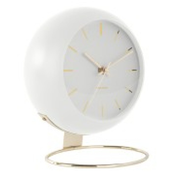 KA5832WH GLOBE TABLE CLOCK