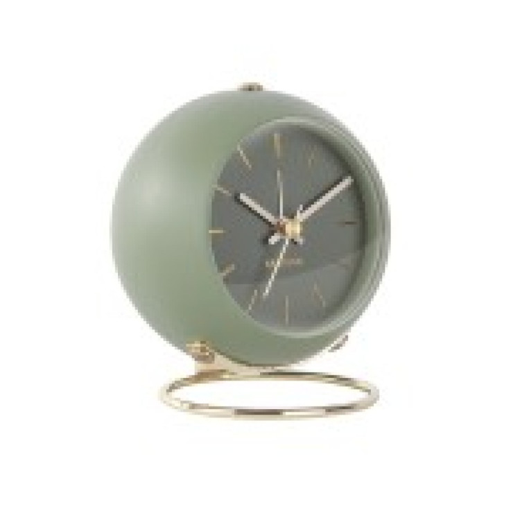 KA5833GR NIRVANA GLOBE ALARM CLOCK GREEN