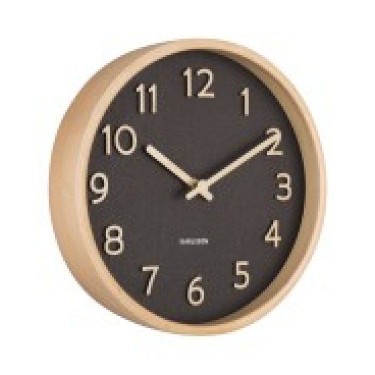 KA5893BK W/CLOCK PENDULUM BLK