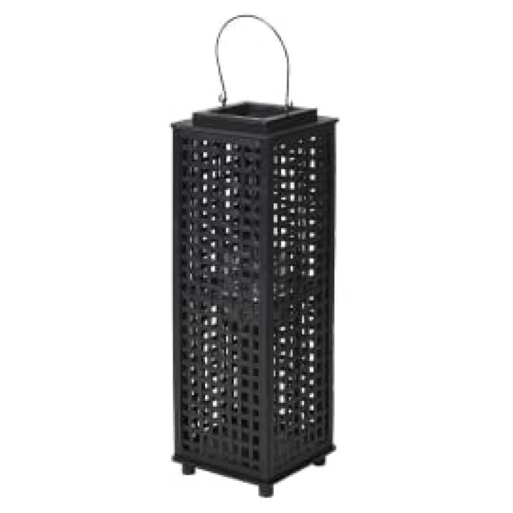 LLH046 SMALL BLACK BAMBOO LANTERN