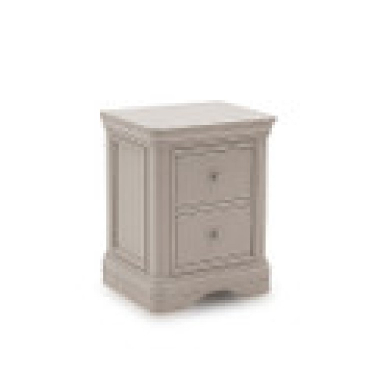 MABEL NIGHT STAND 2 DRAWER TAUPE