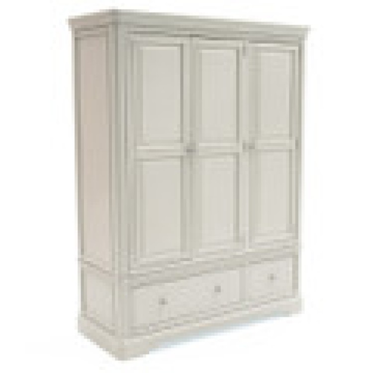 MABEL WARDROBE 3 DOOR TAUPE