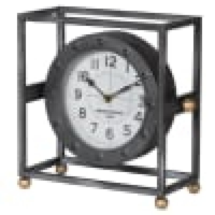 HMV011 metal frame mantle clock