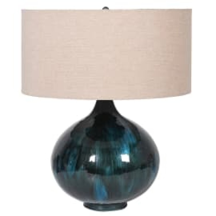 NDA263 LAGOON ENAMAL LAMP WITH SHADE