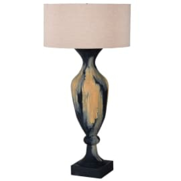 NDA295 BLACK FOREST ENAMEL LAMP