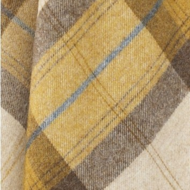 T0978/F05 SKYE/GOLD THROW