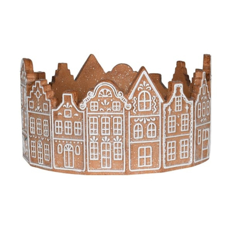 TEA586 GINGERBREAD HOUSE TRAY