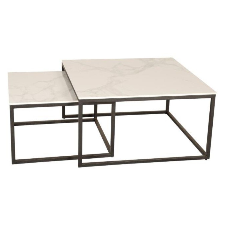 TW-1032T-WHT S/2 COFFEE TABLES WHT