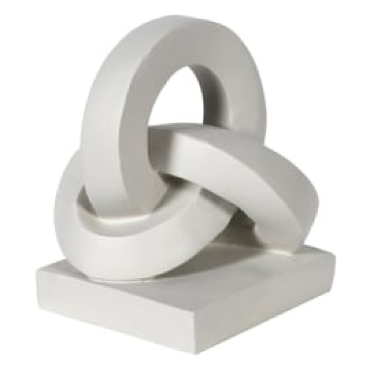 YRS147 GREY RESIN LINK DECO